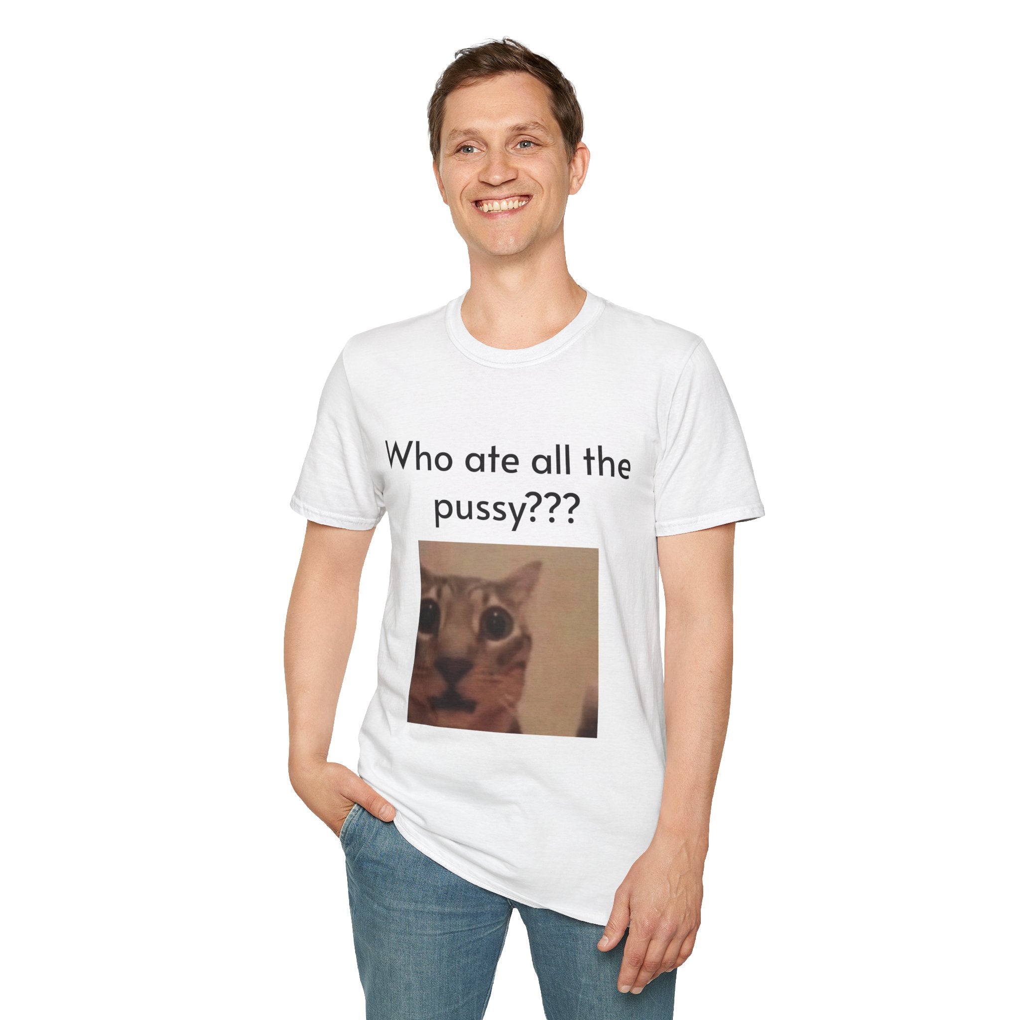 Who's Hungry Cat T-shirt