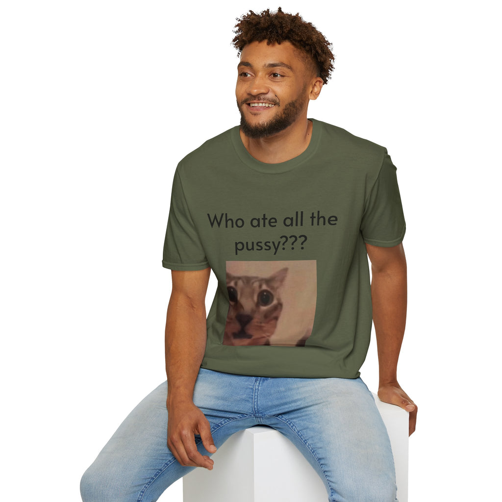 Who's Hungry Cat T-shirt
