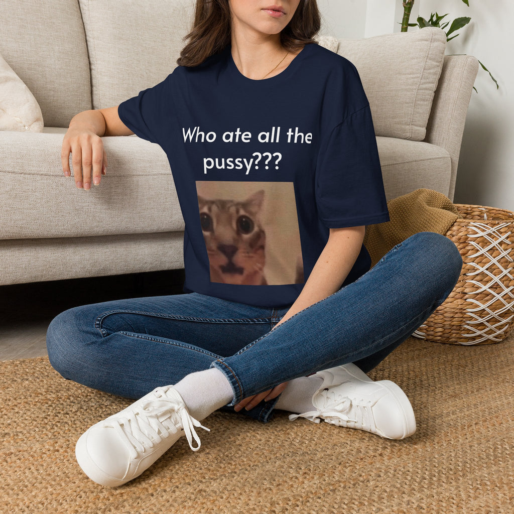 Who's Hungry Cat T-shirt