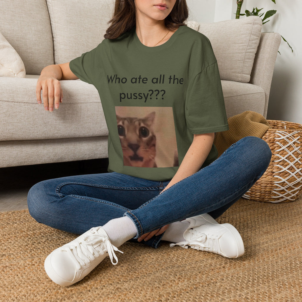 Who's Hungry Cat T-shirt