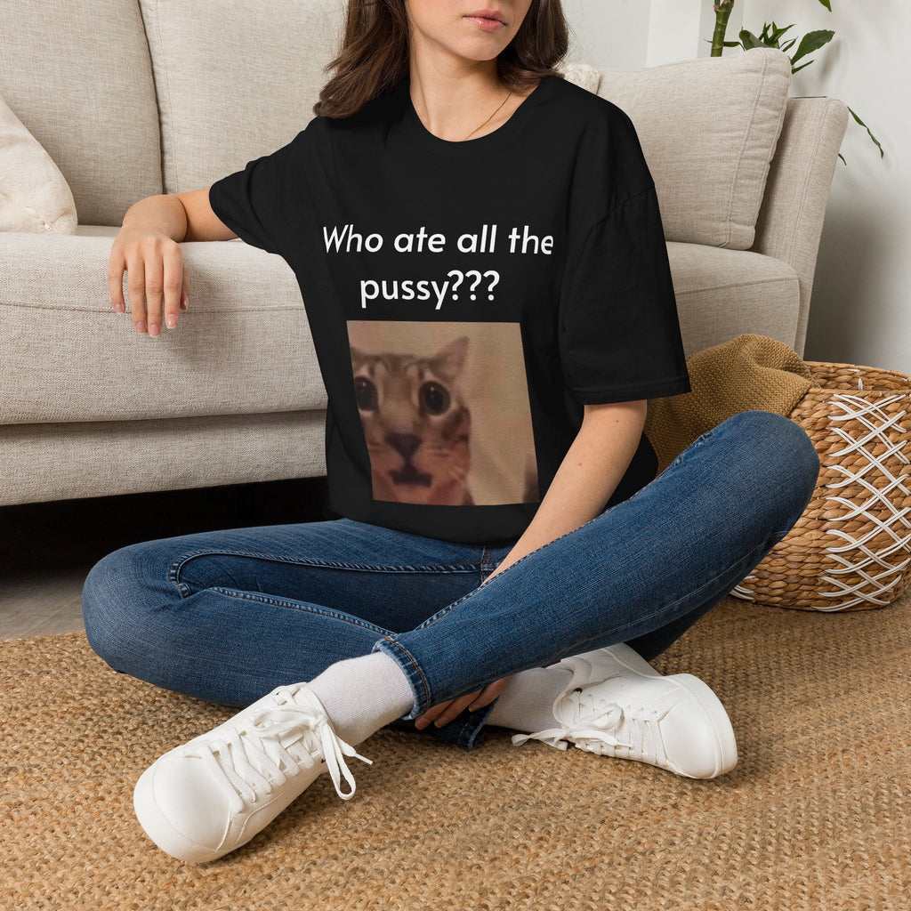 Who's Hungry Cat T-shirt