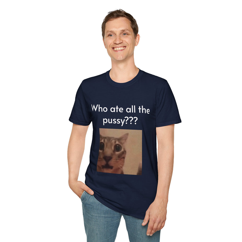 Who's Hungry Cat T-shirt