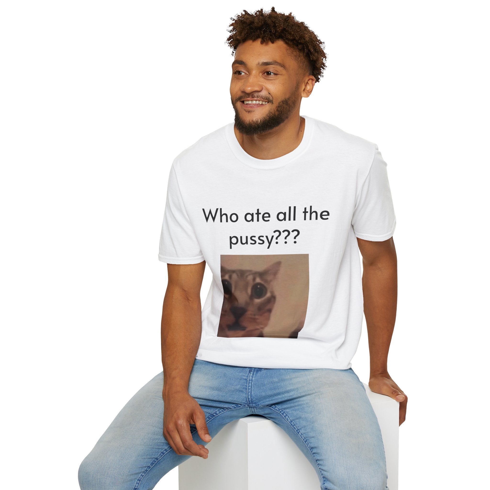 Who's Hungry Cat T-shirt