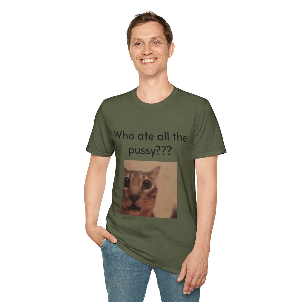Who's Hungry Cat T-shirt