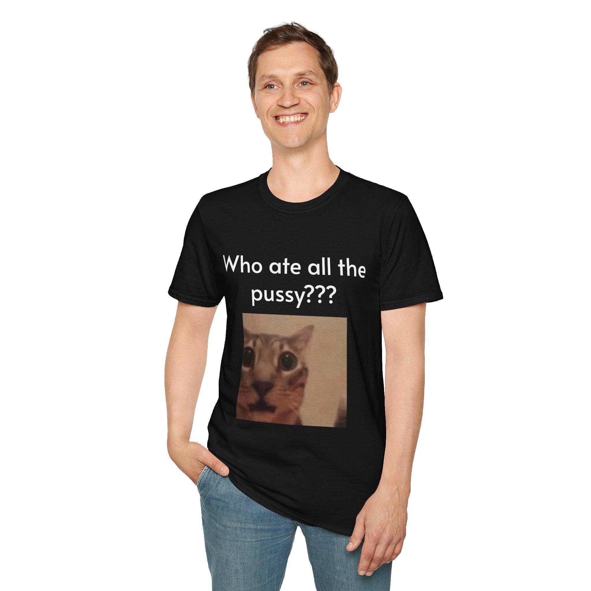 Who's Hungry Cat T-shirt