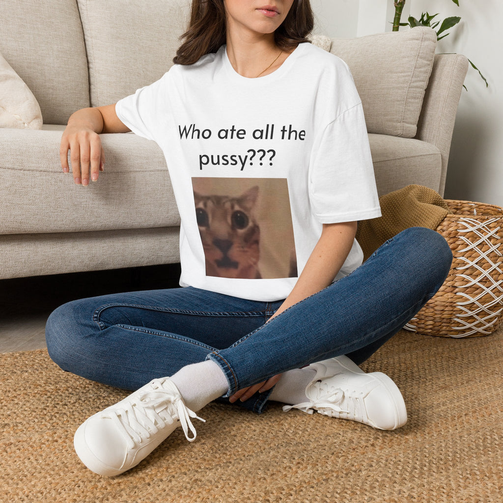 Who's Hungry Cat T-shirt