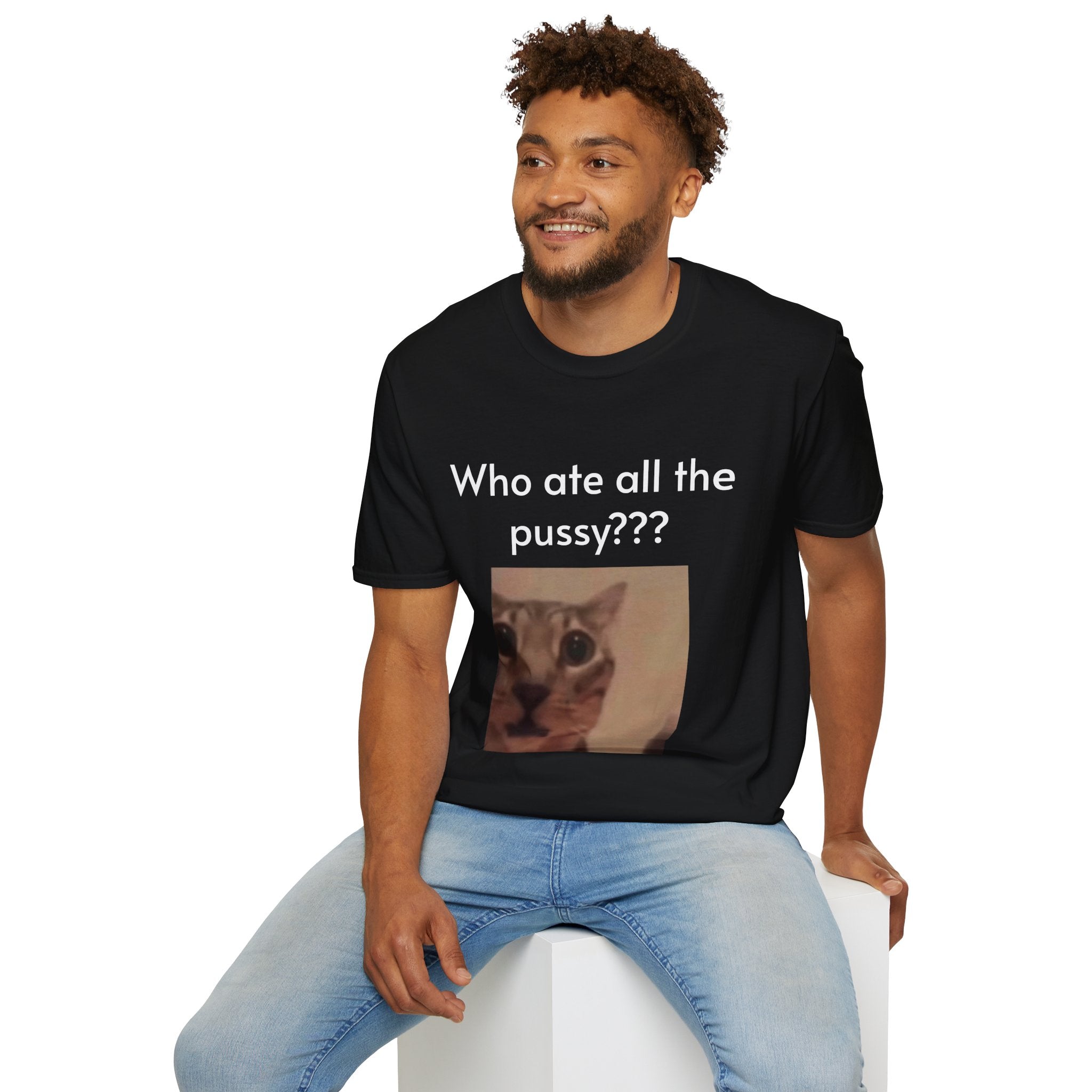 Who's Hungry Cat T-shirt